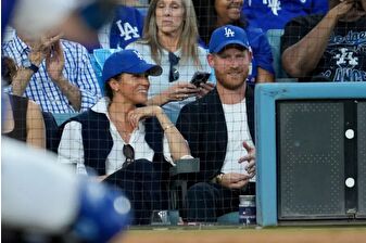 Meghan Markle ve Prens Harry, Dodgers'ın Dünya Serisi maçına katıldılar