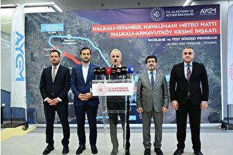 Halkalı-İstanbul Havalimanı Metrosu'nun tamamının 2026'nın ilk çeyreğinde açılması planlanıyor