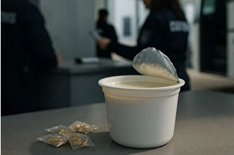 Türkiye’den Avrupa’ya giden otobüste yoğurt kabına gizlenmiş 114 bin euro değerinde altın takılar bulundu