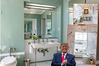 ABD Başkanı Trump, Beyaz Saray'da bulunan Lincoln banyosunun yenilenmiş halini sosyal medyada paylaştı tartışmaların fitilini ateşledi