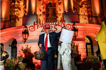 ABD Başkanı Trump, Beyaz Saray'da Cadılar Bayramı etkinliği düzenledi