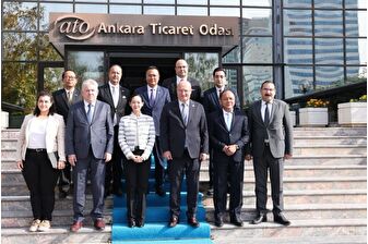 Kamboçya Ticaret Bakanı Cham Nimul, Ankara Ticaret Odası'nı ziyaret etti