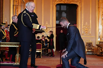 David Beckham artık şövalye