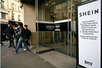 Hızlı moda markası Shein, Paris’teki açılışında protestolarla karşılaştı