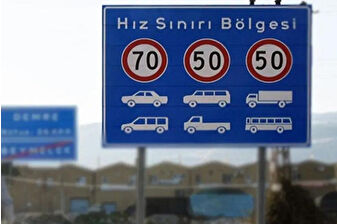 Kara yollarındaki sadeleştirme kapsamında yaklaşık 33 bin hız levhası kaldırıldı