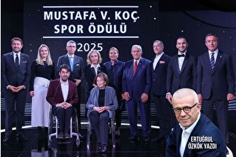 Ertuğrul Özkök, Mustafa Koç Yılın Sporcusu ödül törenine katıldı, kendisini ağlatan ve göğsünü kabartan sporcuların gecesini yazdı