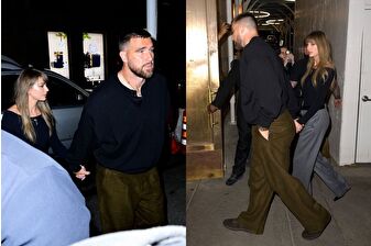 Taylor Swift ve nişanlısı Travis Kelce New York'ta görüldü