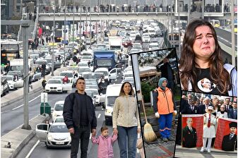 9'u 5 geçe hayat durdu, vatandaşlar gözyaşları içinde Mustafa Kemal Atatürk'ü andı