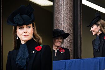 Kate Middleton Londra'daki Anma Günü etkinliğine katıldı