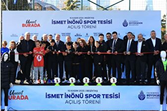 İBB'nin yenilediği Beşiktaş İsmet İnönü Spor Tesisi törenle açıldı