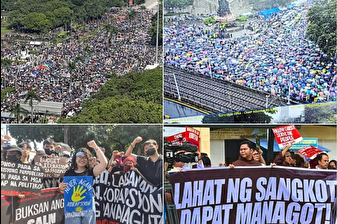 Afet bütçesi yolsuzluğa giden Filipinler'de on binler protestoda