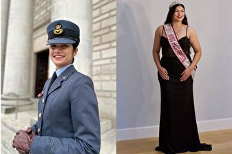 Eski savaş pilotu Maleha Khan, İngiltere’de güzellik yarışmasında yarı finale kaldı