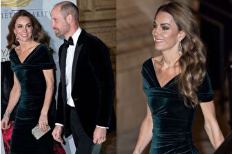 Kate Middleton, Royal Variety Performance'da Kraliçe II. Elizabeth'e ait göz kamaştırıcı Cartier küpeleri seçti