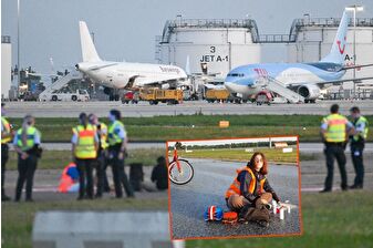 Hamburg Havalimanı'nda gösteri yapan 10 iklim aktivistine 400 bin euro tazminat cezası