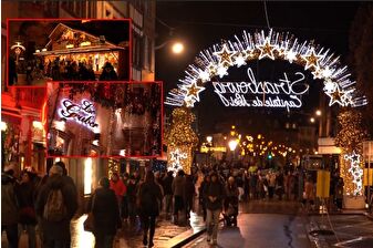 Avrupa’nın en eskisi olan Strazburg Noel Pazarı, ışıltılı atmosferiyle dikkat çekiyor