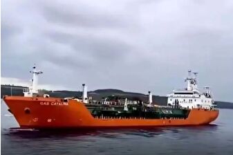 Ukrayna'ya giden LPG yüklü tanker Çanakkale Boğazı'nda arıza yaptı