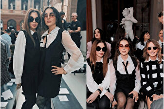 Nevbahar Koç'un siyah beyaz Paris şıklığı