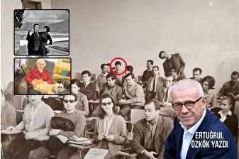 Ertuğrul Özkök arka sıradaki anarşist öğrencinin Nermin Abadan Unat’tan aldığı en yüksek notu yazdı