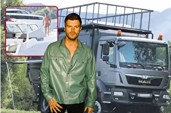 Kıvanç Tatlıtuğ rotasını lüks karavanıyla Ege'ye çevirdi