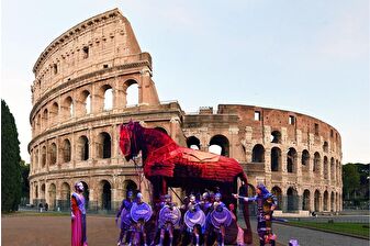 Roma'daki Kolezyum'da 'Troya' temalı sergi düzenlenecek
