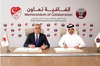 TFF, Katar Futbol Federasyonu ile iş birliği anlaşması imzaladı
