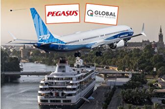 Pegasus 300 uçak motoru için CFM International ile anlaşma imzaladı, Global Yatırım Holding de Sevilla Kruvaziyer Limanı için en iyi teklifi verdi