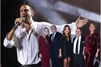 Leyla Alaton, Mete Vardar ve Jeff Hakko gibi ünlü isimler Çırağan'da Yunan starı Konstantinos Argiros'un konserine akın etti