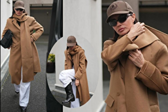 Yasemin Ergene'nin kış tarzı dikkat çekti