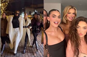 Brooks Nader ve kız kardeşleri, Aspen’de Western-lüks bir mekanda görüntülendi