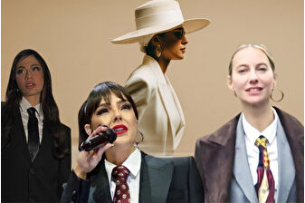 Maskülen şıklık Ebru Gündeş, Demet Özdemir ve Tuba Ünsal'ın tercihi oldu