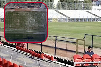 Fethiye tekvücut oldu Galatasaray karşılaşması için portatif tribün kuruldu