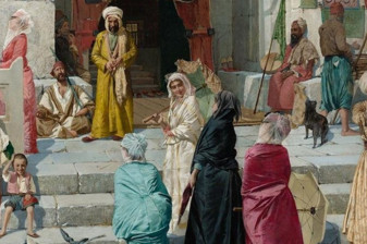 Osman Hamdi Bey'in ünlü tablosu Cami Kapısında At, 3 milyon sterline satışta