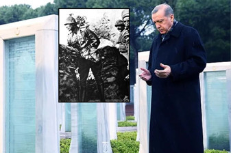 Cumhurbaşkanı Recep Tayyip  Erdoğan Çanakkale Zaferi mesajı yayımladı