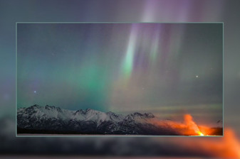 Alaska semalarında Kuzey Işıkları gözlendi