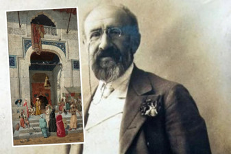 Osman Hamdi Bey'in tablosu 'Cami Kapısında' 218 milyon TL'ye satıldı
