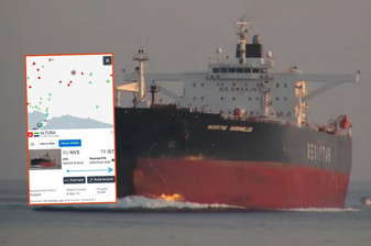 Rusya'dan yola çıkan petrol tankeri, İstanbul Boğazı'na 14 mil mesafede vuruldu