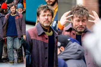 Brad Pitt'in yeni set imajı şaşırttı
