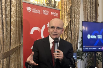 Bakan Şimşek, Cumhurbaşkanlığı Yatırım ve Finans Ofisinin Londra'daki 20'nci yıl resepsiyonunda konuştu