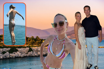 Netflix'i dev yapan patron Scott Stuber'ın eşi aktris Molly Sims, ailesiyle birlikte keyif dolu yat tatilinde