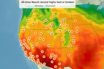 ABD'de 132 yılın en sıcak mart ayı yaşandı
