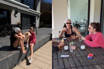 Yasemin Ergene eski rol arkadaşı Melike Güner ile hasret giderdi