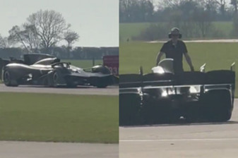 Aston Martin, yeni hiper otomobili test ederken görüntülendi