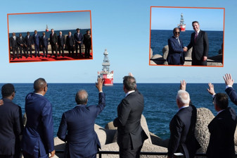 Somali açıklarında petrol ve doğal gaz arayacak olan derin deniz sondaj gemisi Çağrı Bey, Mogadişu'da coşkuyla karşılandı