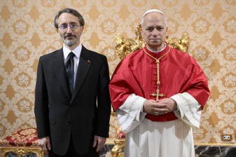 Türkiye'nin Vatikan Büyükelçisi Fahrettin Altun, güven mektubunu Papa'ya sundu