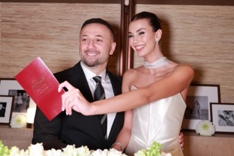 İş insanı Erdinç Acar model sevgilisiyle evlendi
