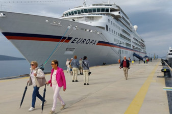 Bodrum'a Europa kruvaziyeriyle 357 turist geldi