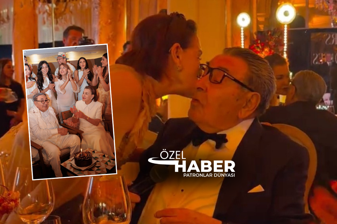 Aydın Doğan’a eşi Sema Doğan’ın 90’ncı yaş hediyesi öpücük oldu