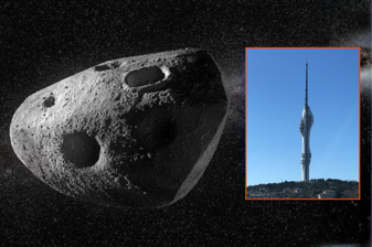 Çamlıca Kulesi büyüklüğündeki 'kaos asteroiti' dünyaya yaklaşıyor