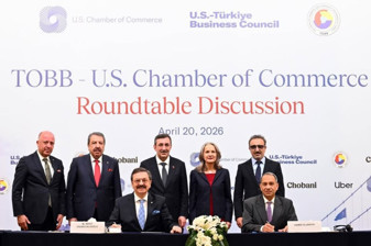 TOBB-ABD Ticaret Odası Yuvarlak Masa'da buluştu, ticaret ve yatırım işbirliklerine yönelik adımlar konuşuldu