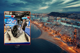 Dünyanın en büyük su ürünleri fuarında 300 kilogramlık orkinos Türkiye’nin reklamını yaptı